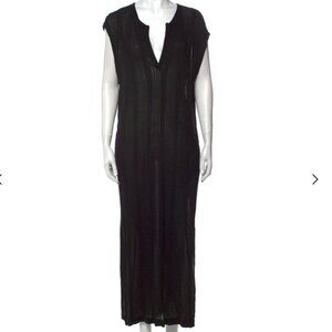 Alexander Wang Black Sheer Maxi Dress/Swim Cover SZ L